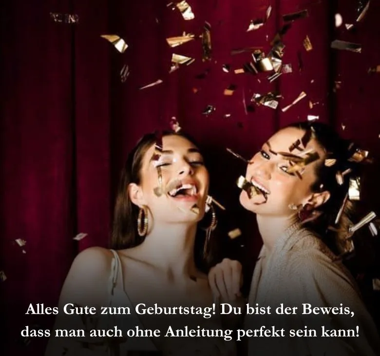 Alles Gute zum Geburtstag! Du bist der Beweis, dass man auch ohne Anleitung perfekt sein kann!