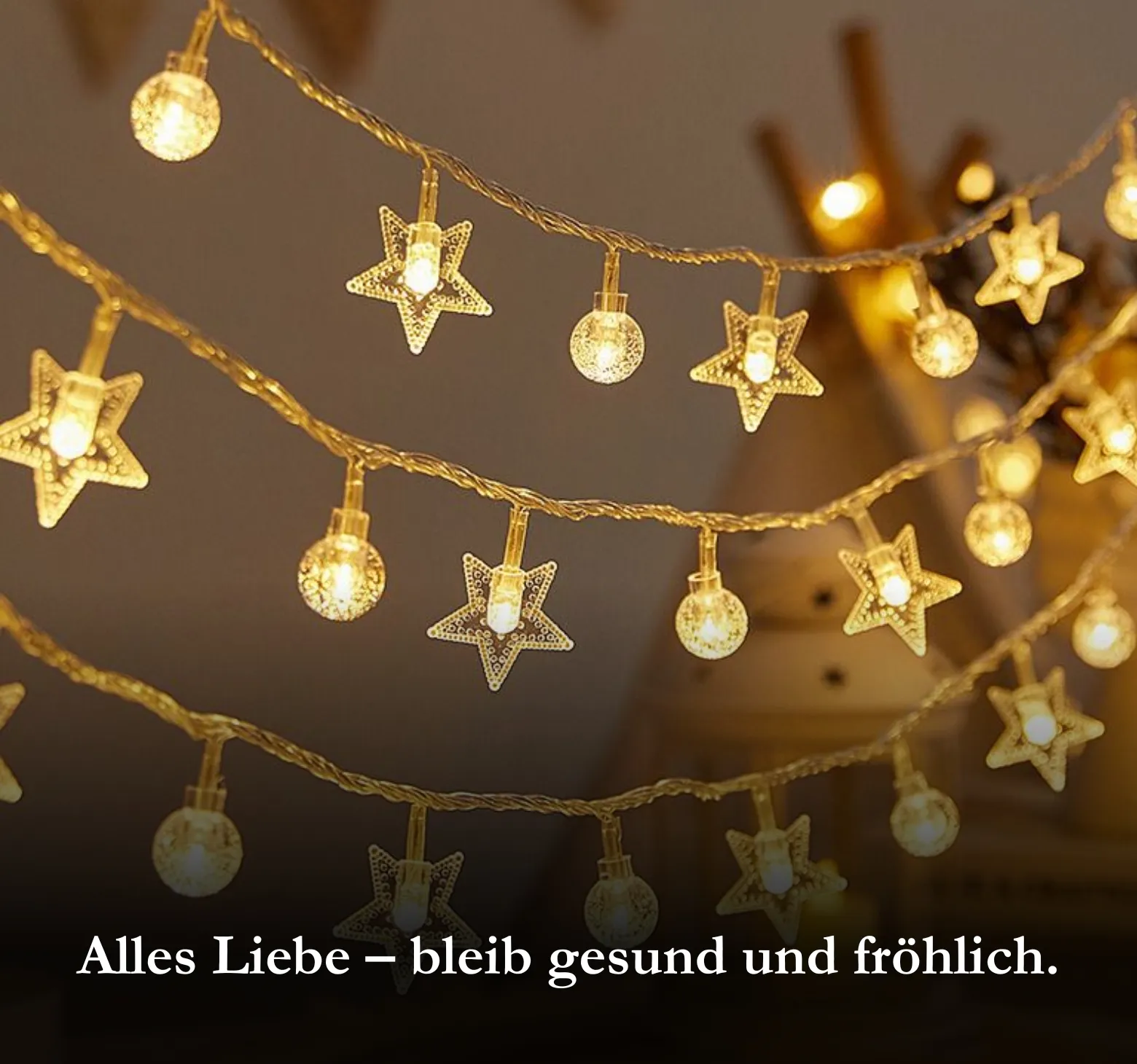 Alles Liebe – bleib gesund und fröhlich.