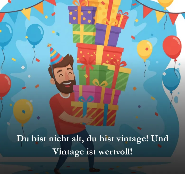 Du bist nicht alt, du bist vintage! Und Vintage ist wertvoll!