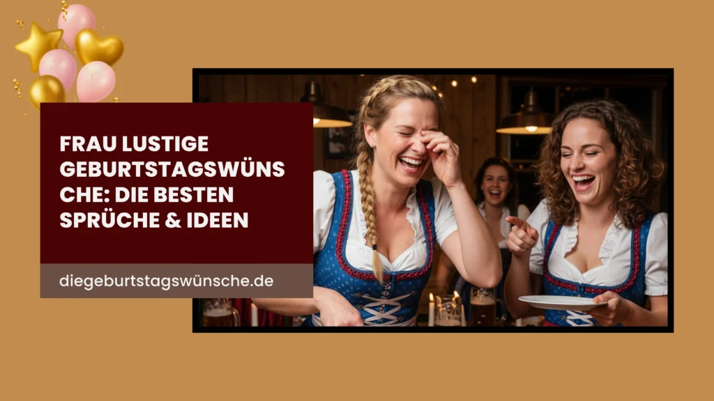 Frau Lustige Geburtstagswünsche Die Besten Sprüche & Ideen