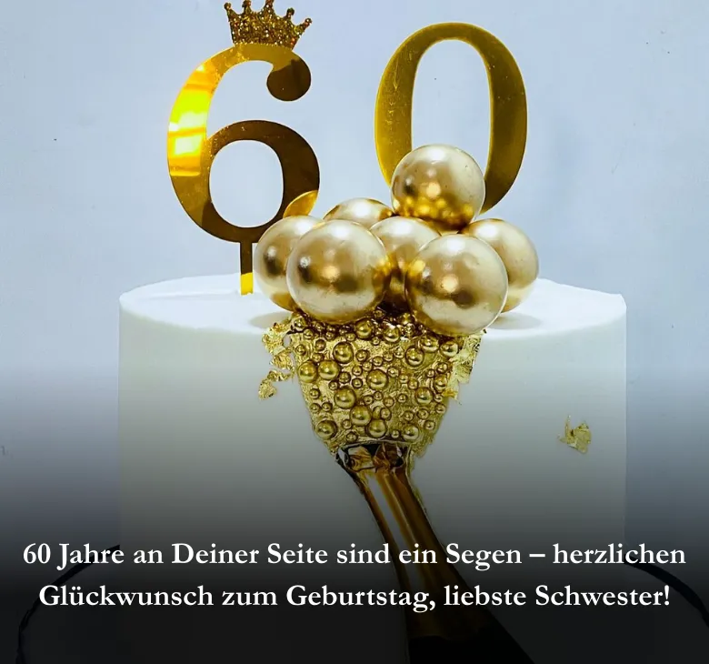 Geburtstagswünsche Schwester 60 Jahre