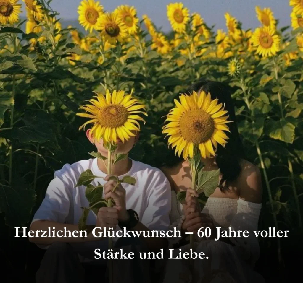 Glückwunsch zum 60. Geburtstag Freundin
