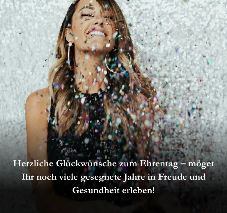 Herzliche Glückwünsche zum Ehrentag – möget Ihr noch viele gesegnete Jahre in Freude und Gesundheit erleben!
