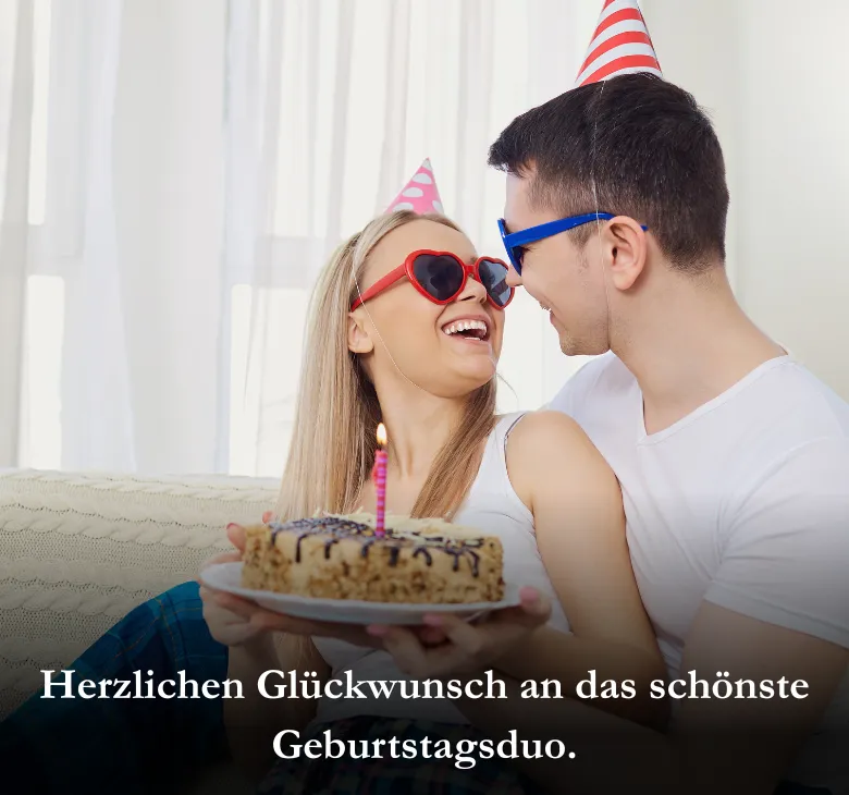 Herzlichen Glückwunsch an das schönste Geburtstagsduo.