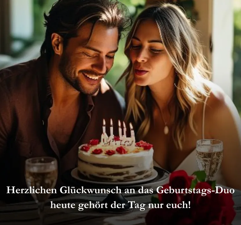 Herzlichen Glückwunsch an das Geburtstags-Duo heute gehört der Tag nur euch!