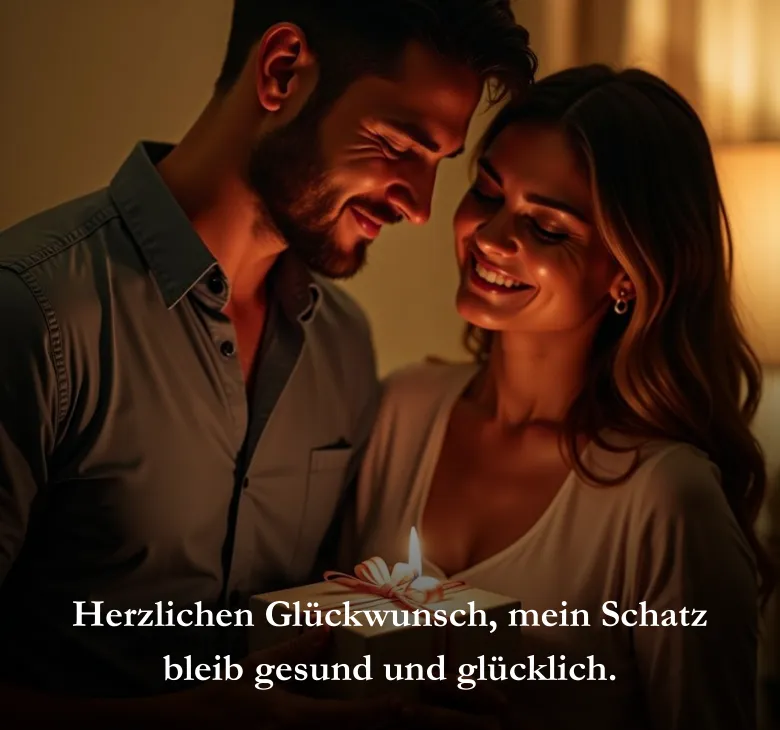 Herzlichen Glückwunsch, mein Schatz bleib gesund und glücklich.