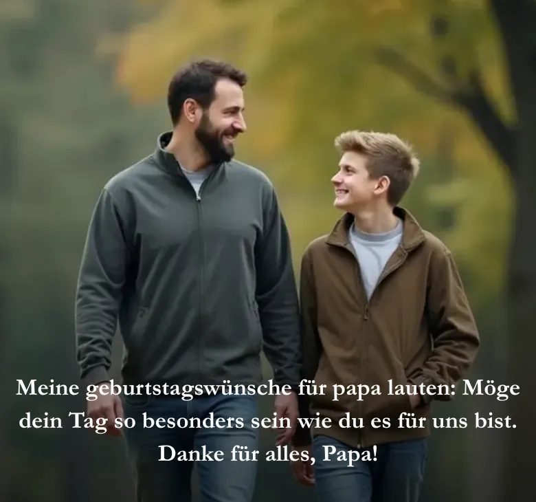 Meine geburtstagswünsche für papa lauten_ Möge dein Tag so besonders sein wie du es für uns bist. Danke für alles, Papa!