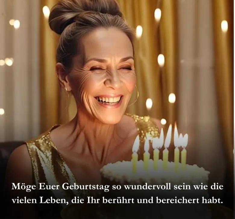 Möge Euer Geburtstag so wundervoll sein wie die vielen Leben, die Ihr berührt und bereichert habt.
