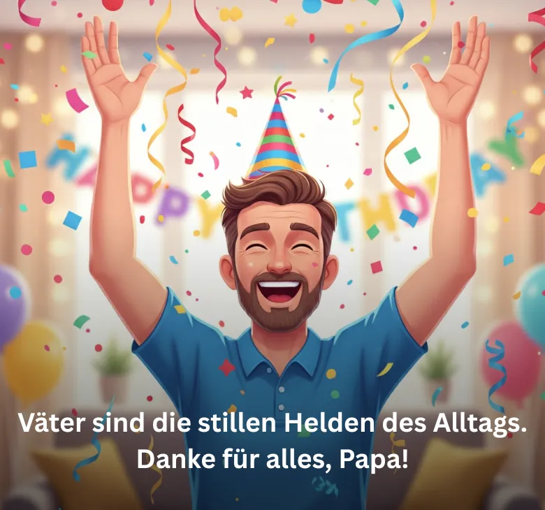 Väter sind die stillen Helden des Alltags. Danke für alles, Papa!