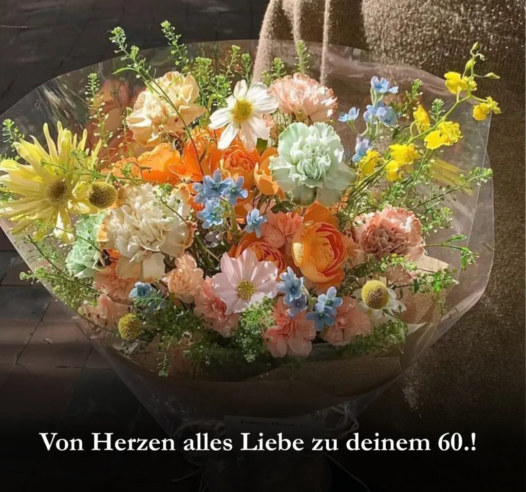 Von Herzen alles Liebe zu deinem 60.!
