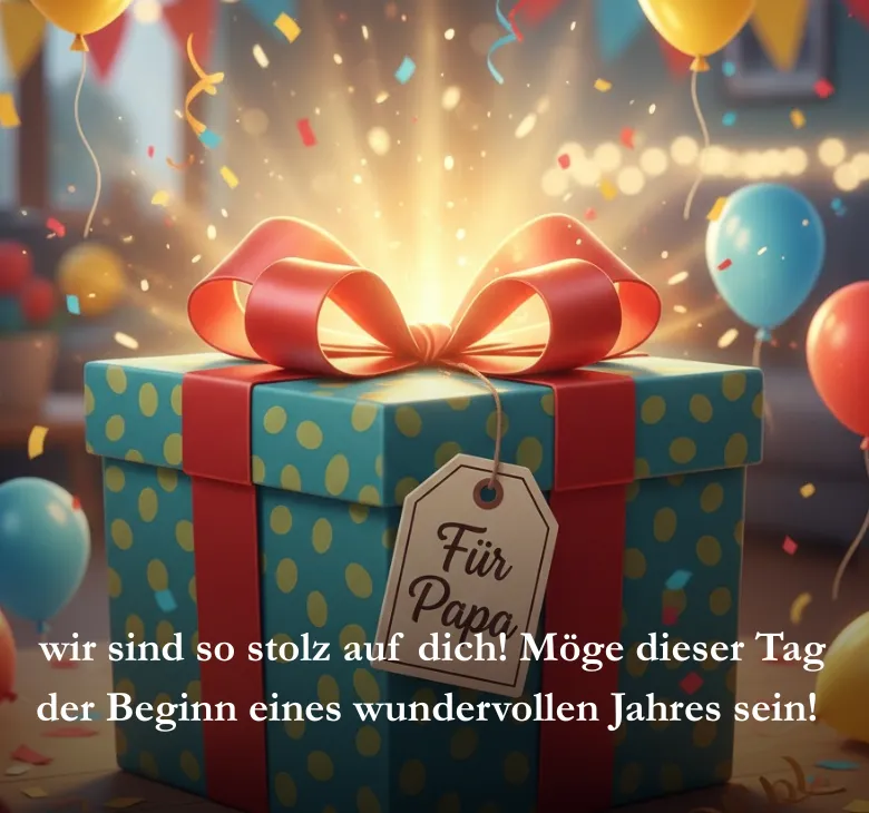wir sind so stolz auf dich! Möge dieser Tag der Beginn eines wundervollen Jahres sein!