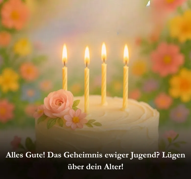Alles Gute! Das Geheimnis ewiger Jugend? Lügen über dein Alter!