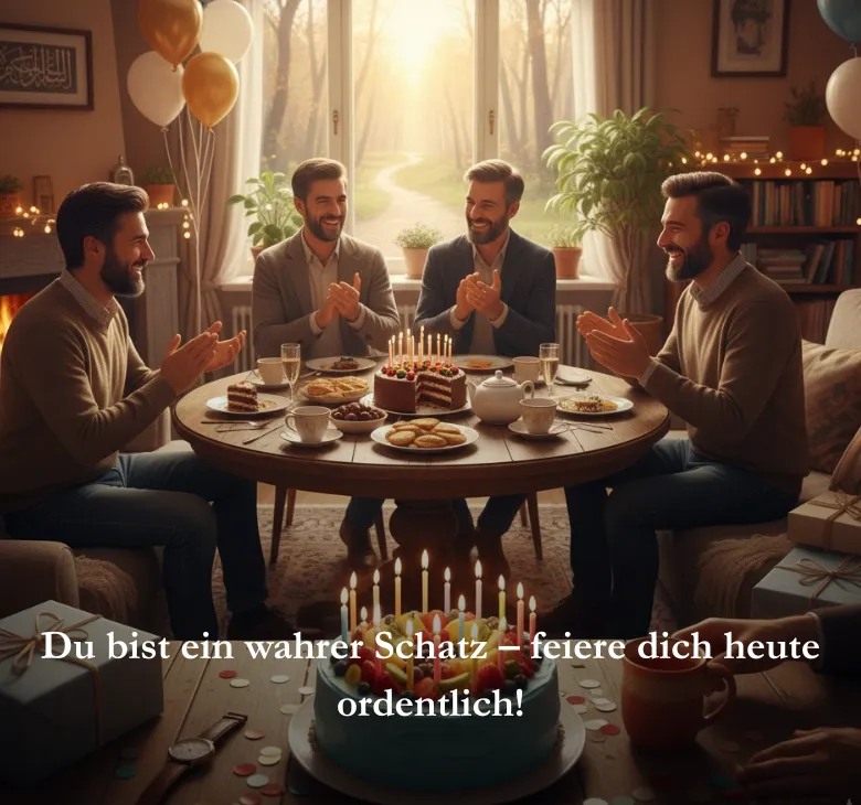 Du bist ein wahrer Schatz – feiere dich heute ordentlich!
