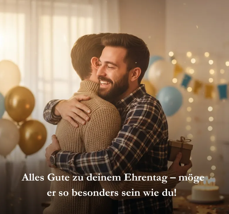 Alles Gute zu deinem Ehrentag – möge er so besonders sein wie du!