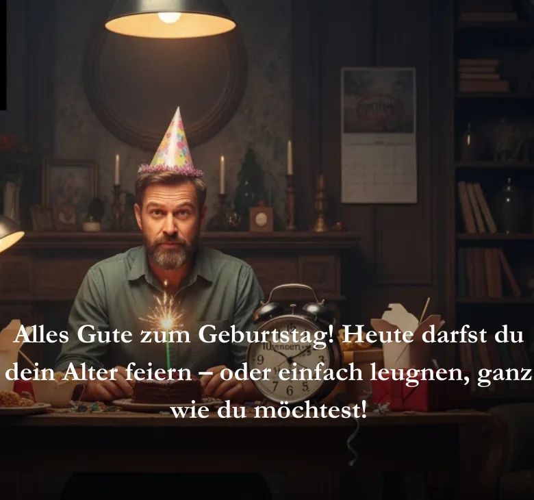Alles Gute zum Geburtstag Heute darfst du dein Alter feiern oder einfach leugnen ganz wie du möchtest
