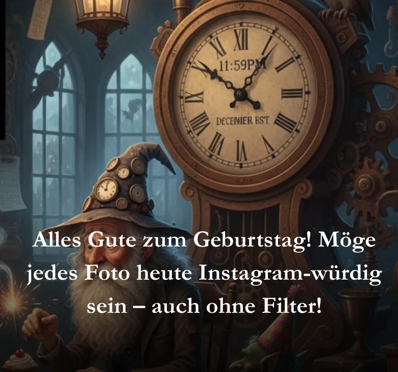 Alles Gute zum Geburtstag Möge jedes Foto heute Instagram würdig sein auch ohne Filter