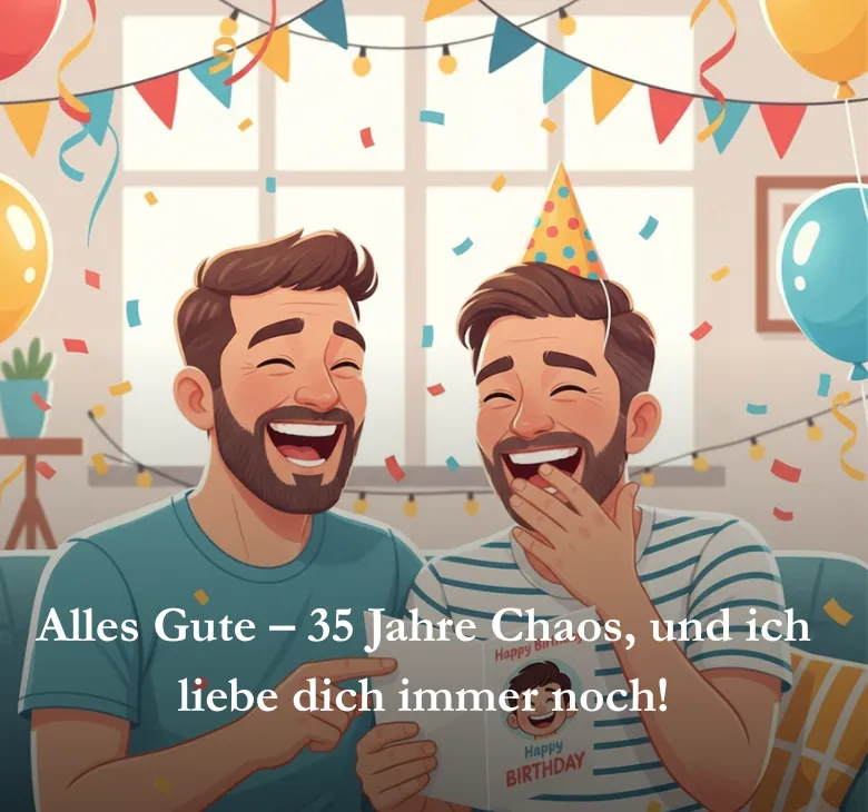 Alles Gute – 35 Jahre Chaos, und ich liebe dich immer noch!