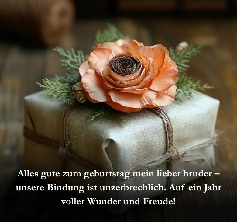 Alles gute zum geburtstag mein lieber bruder – unsere Bindung ist unzerbrechlich. Auf ein Jahr voller Wunder und Freude!