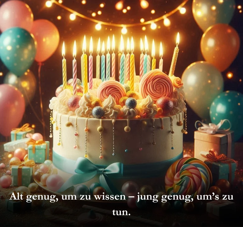 Alt genug, um zu wissen – jung genug, um’s zu tun