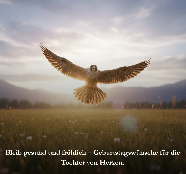 Bleib gesund und fröhlich – Geburtstagswünsche für die Tochter von Herzen.