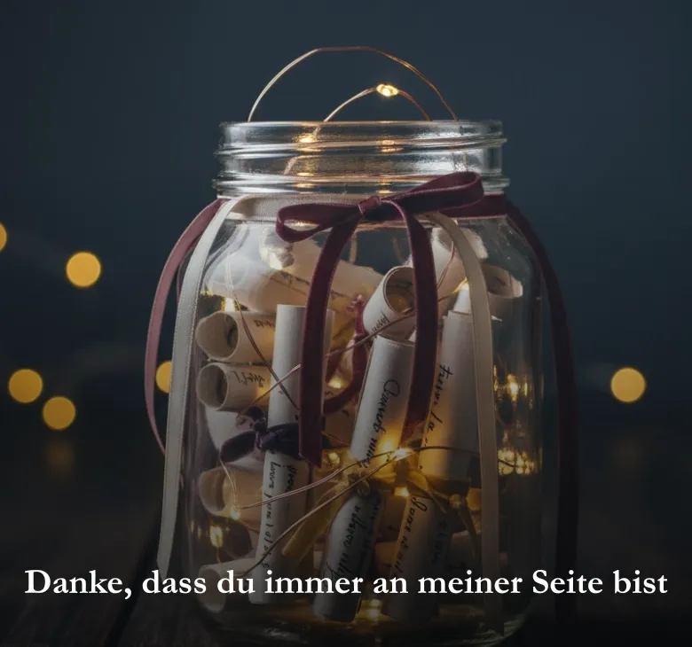 Danke, dass du immer an meiner Seite bist