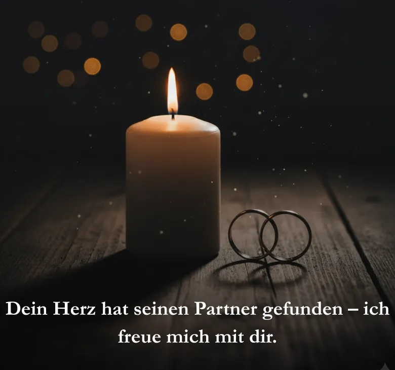 Dein Herz hat seinen Partner gefunden – ich freue mich mit dir