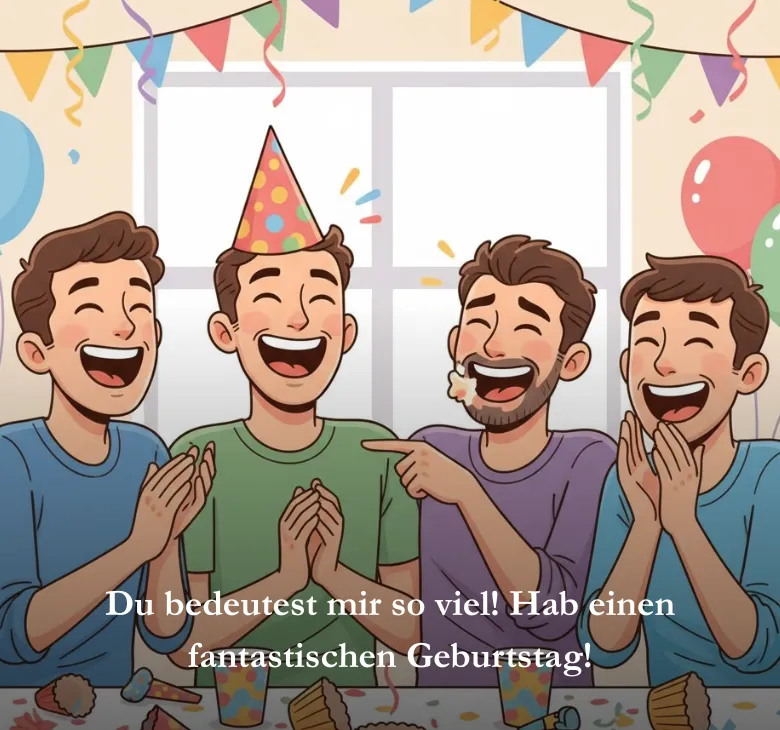 Du bedeutest mir so viel! Hab einen fantastischen Geburtstag!