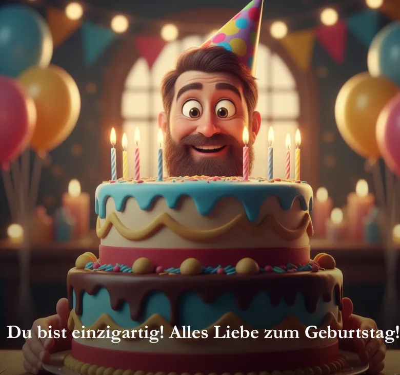 Du bist einzigartig! Alles Liebe zum Geburtstag!