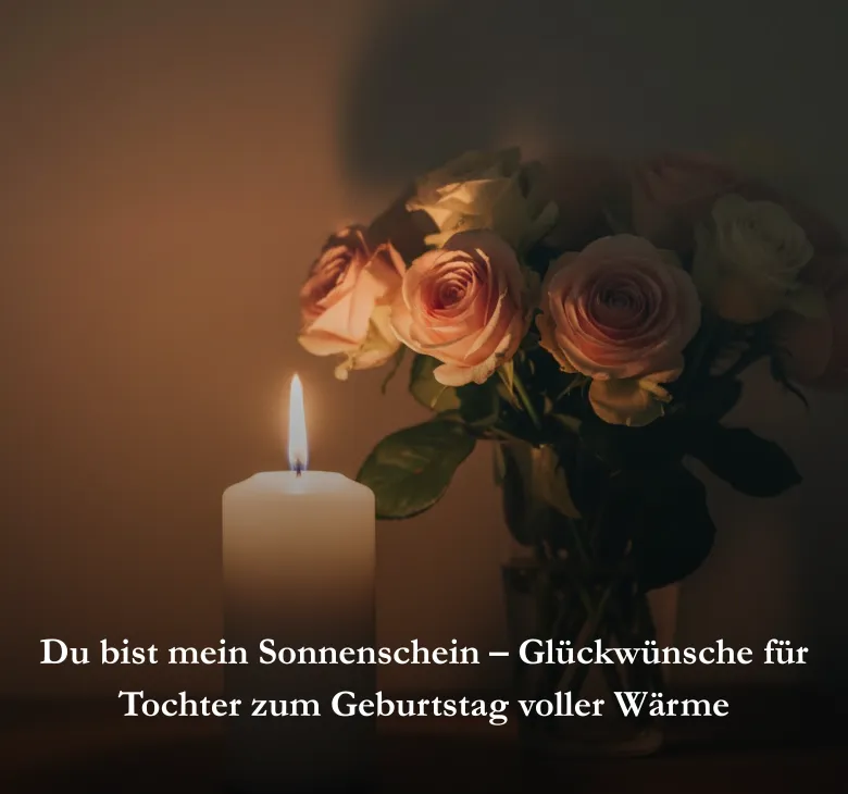 Du bist mein Sonnenschein – Glückwünsche für Tochter zum Geburtstag voller Wärme