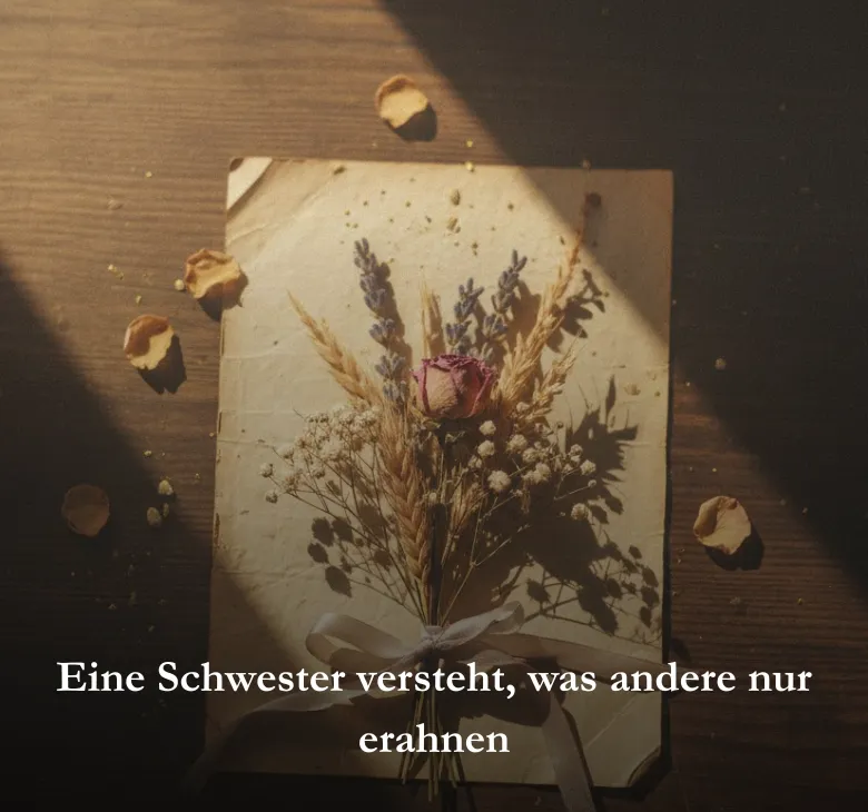 Eine Schwester versteht, was andere nur erahnen