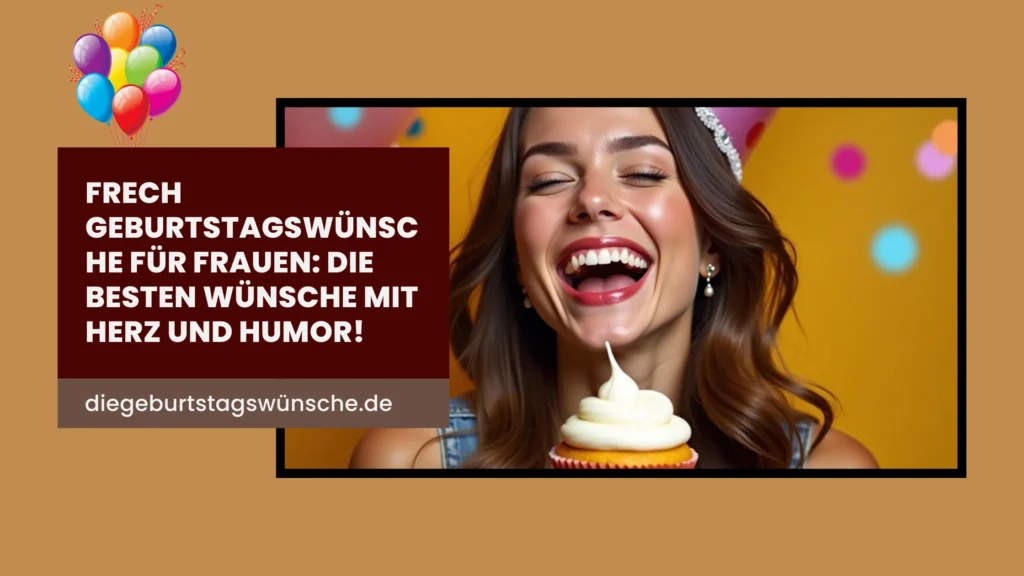 Frech Geburtstagswünsche für Frauen Die besten Wünsche mit Herz und Humor! 