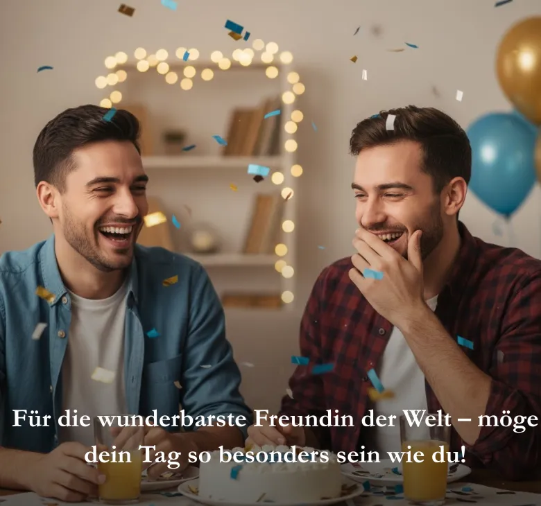Für die wunderbarste Freundin der Welt – möge dein Tag so besonders sein wie du!