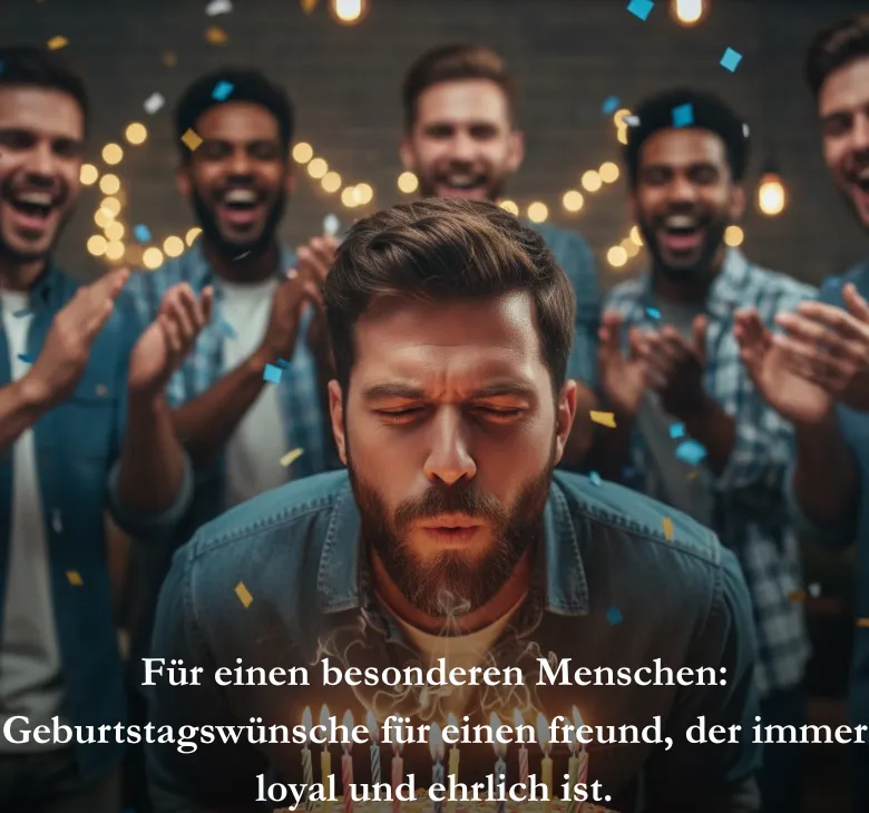 Für einen besonderen Menschen: Geburtstagswünsche für einen freund, der immer loyal und ehrlich ist.