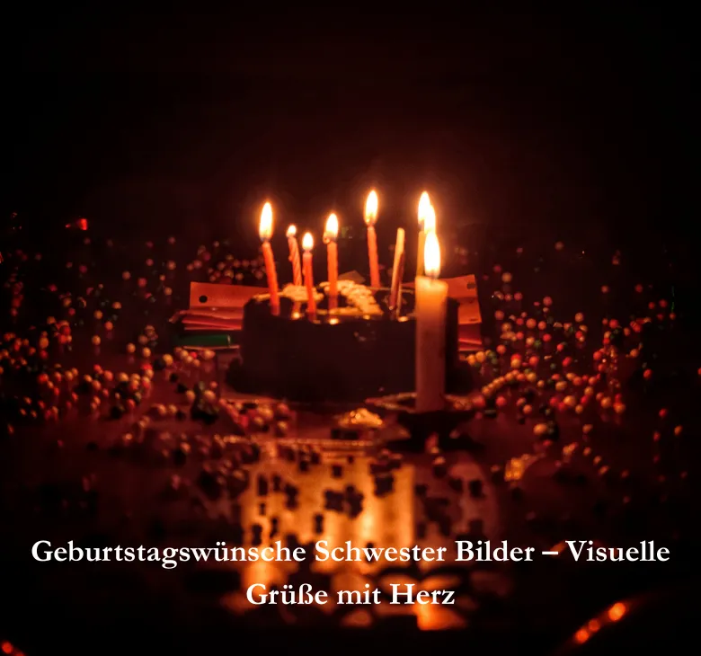 Geburtstagswünsche Schwester Bilder Visuelle Grüße mit Herz