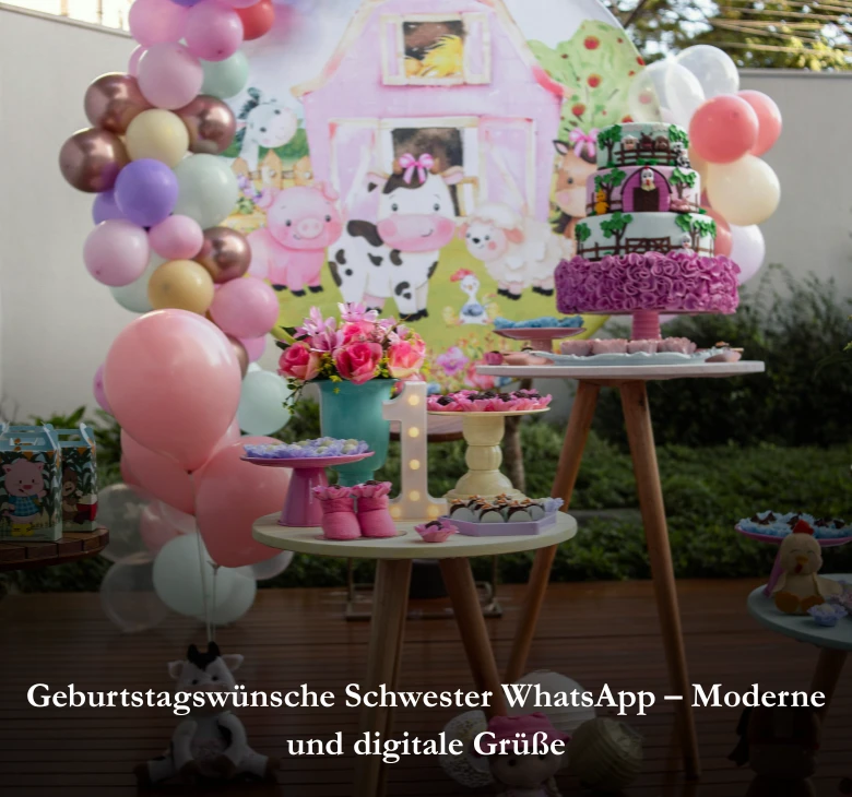 Geburtstagswünsche Schwester WhatsApp , Moderne und digitale Grüße