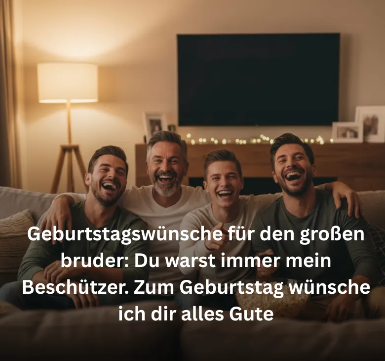 Geburtstagswünsche für den großen bruder: Du warst immer mein Beschützer. Zum Geburtstag wünsche ich dir alles Gute