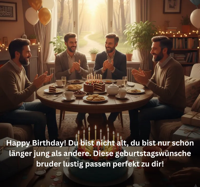 Happy Birthday! Du bist nicht alt, du bist nur schon länger jung als andere. Diese geburtstagswünsche bruder lustig passen perfekt zu dir!