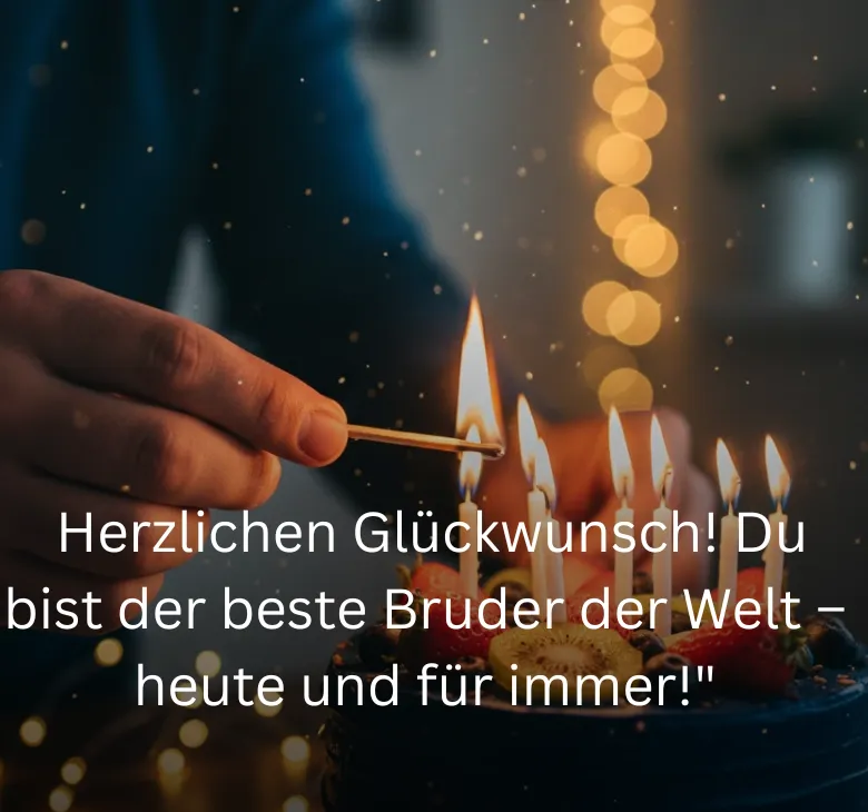  Herzlichen Glückwunsch! Du bist der beste Bruder der Welt – heute und für immer!"
