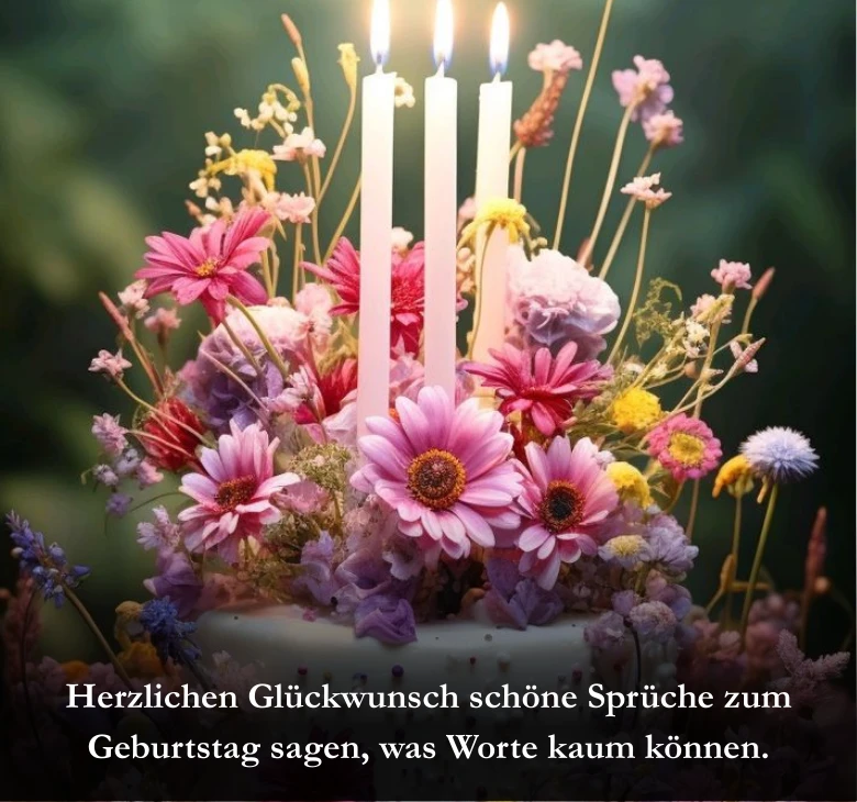 Herzlichen Glückwunsch schöne Sprüche zum Geburtstag sagen, was Worte kaum können