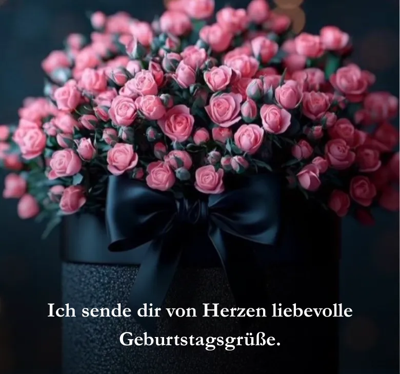 Ich sende dir von Herzen liebevolle Geburtstagsgrüße.