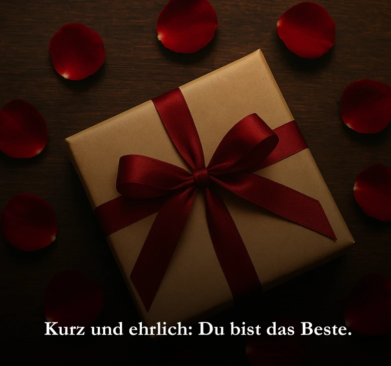 Kurz und ehrlich_ Du bist das Beste