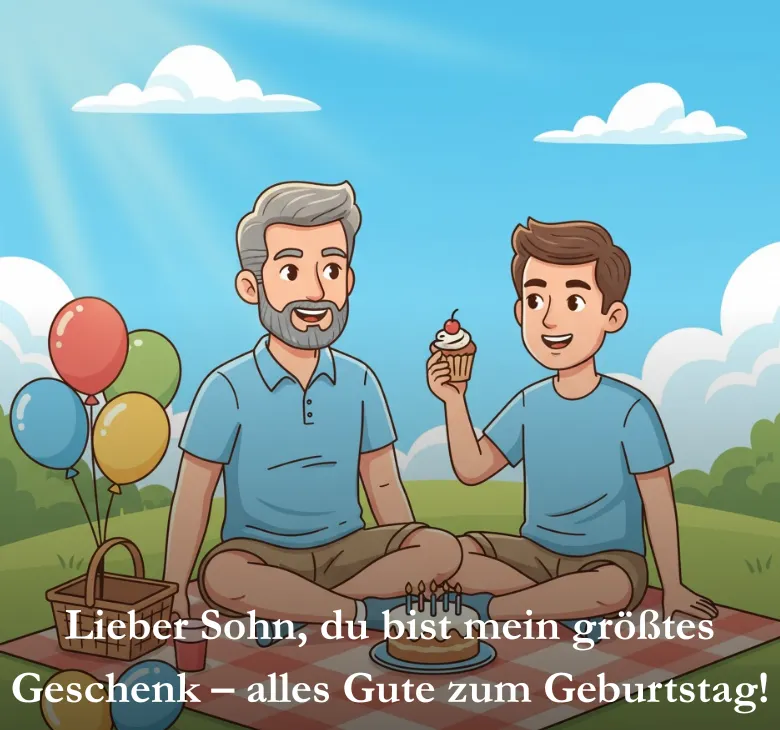 Lieber Sohn, du bist mein größtes Geschenk – alles Gute zum Geburtstag!