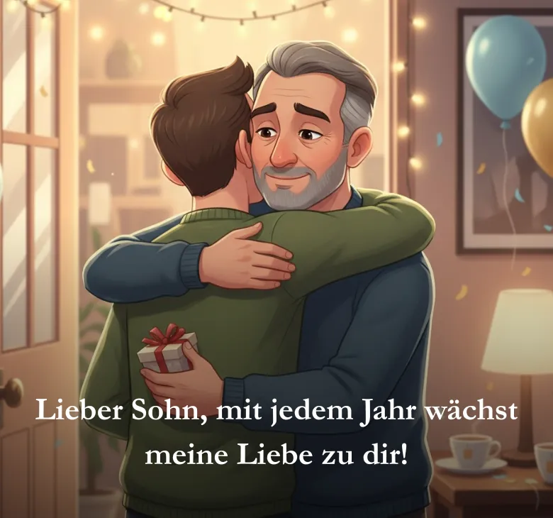 Lieber Sohn, mit jedem Jahr wächst meine Liebe zu dir!