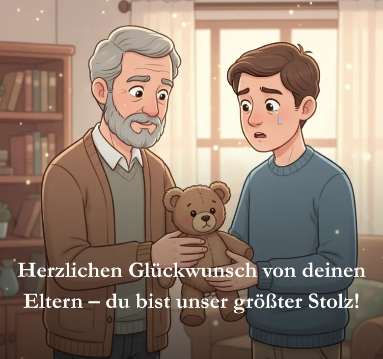 Lieber Sohn, mögest du immer gesegnet sein auf deinem Weg!