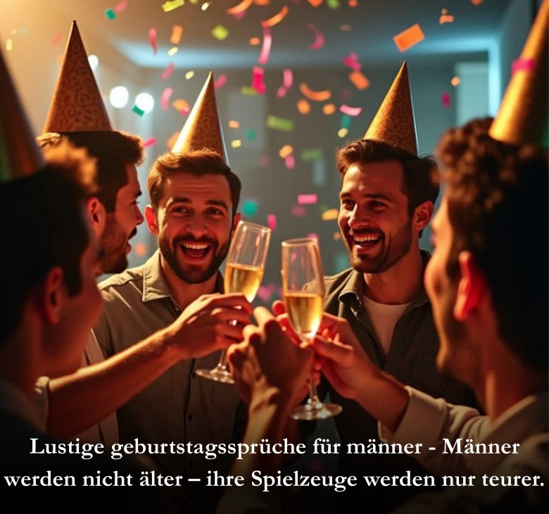 Lustige geburtstagssprüche für männer - „Männer werden nicht älter – ihre Spielzeuge werden nur teurer