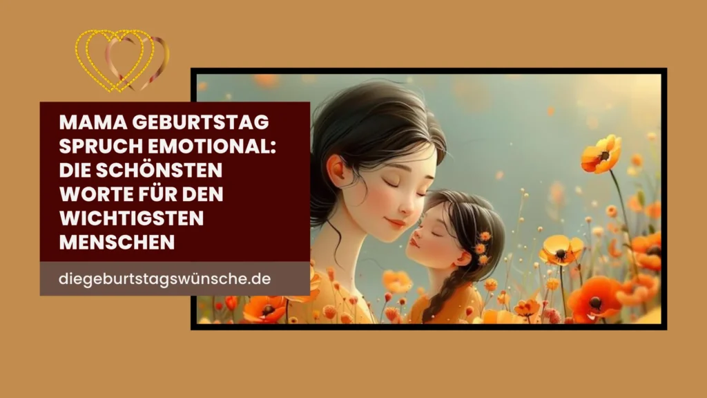 Mama Geburtstag Spruch Emotional Die schönsten Worte für den wichtigsten Menschen