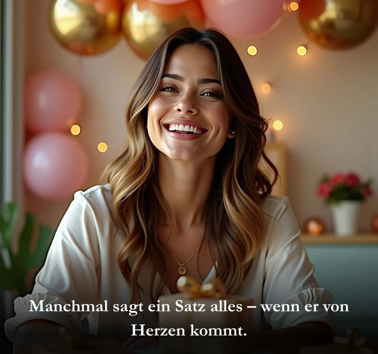 Manchmal sagt ein Satz alles – wenn er von Herzen kommt