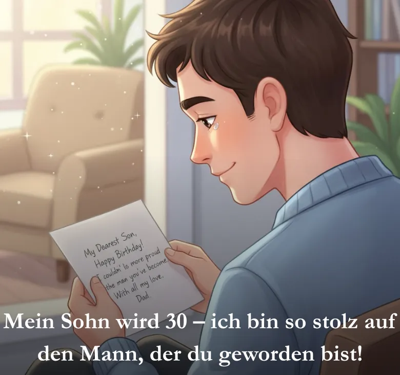 Mein Sohn wird 30 – ich bin so stolz auf den Mann, der du geworden bist!