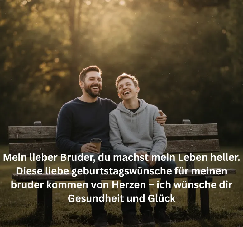 Liebe geburtstagswünsche für meinen bruder: Möge jeder Tag so besonders sein wie du es für mich bist. Du verdienst nur das Beste