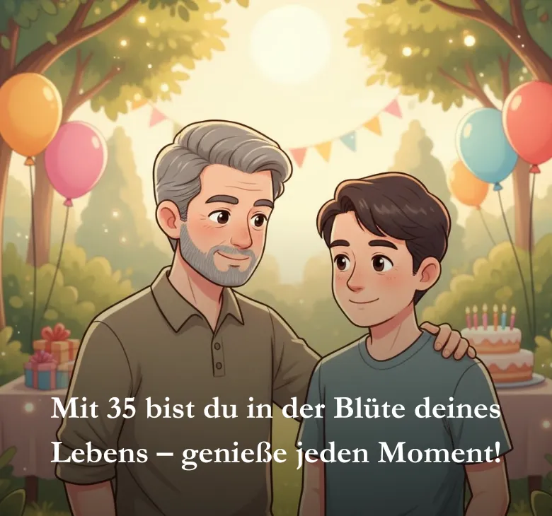 Mit 35 bist du in der Blüte deines Lebens – genieße jeden Moment!